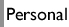 personal